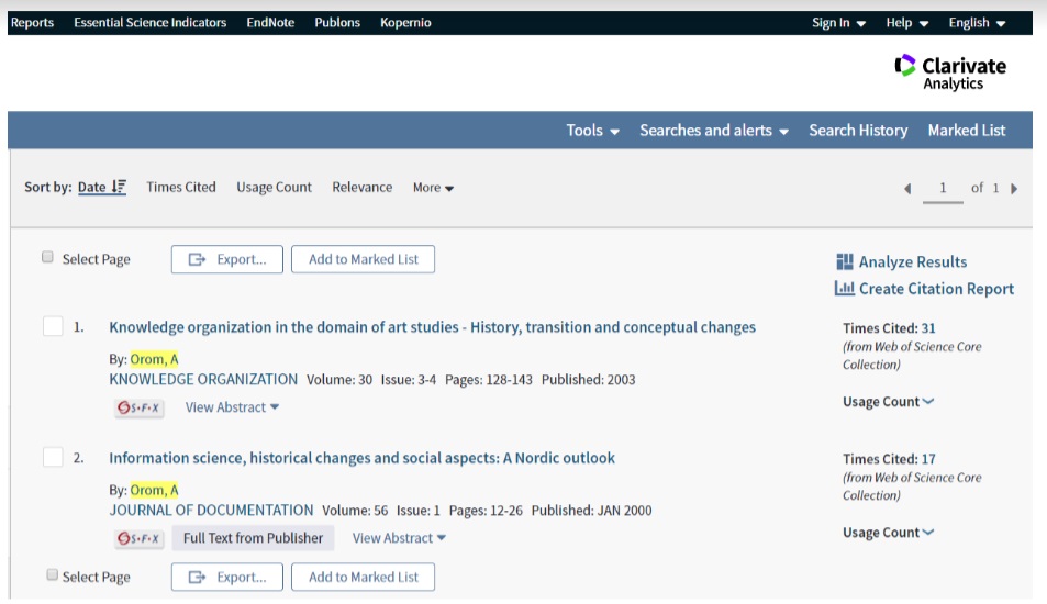 Citation Indexing And Indexes Ieko